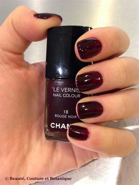 vernis chanel rouge noir avis|chanel's colour.